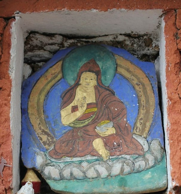 interior wall painting in Tiger's Nest